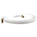 Kramer DVI-D Kabel -  0,9 m SL Flat DVI-D Flat Hvit